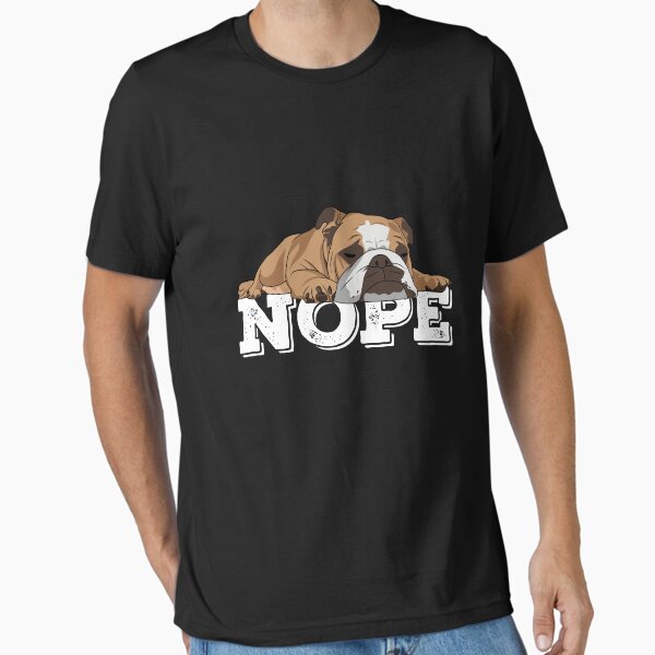 Item preview, English Bulldog Nope designed and sold by kudostees.