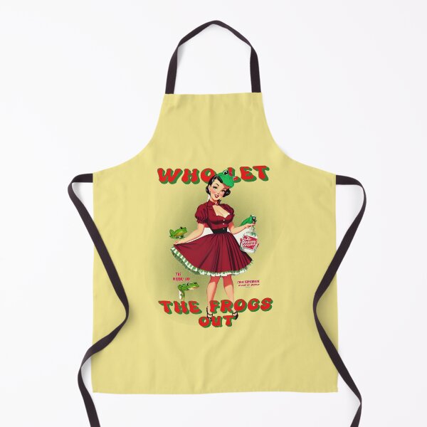 Item preview, Who let the frogs out? - Funny Pinup Girl by CallisC Arts designed and sold by CallisC-Arts.