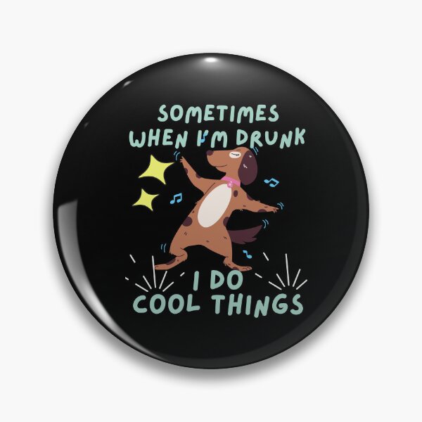Item preview, Funny drunk dog dancing  designed and sold by Azrou shop.