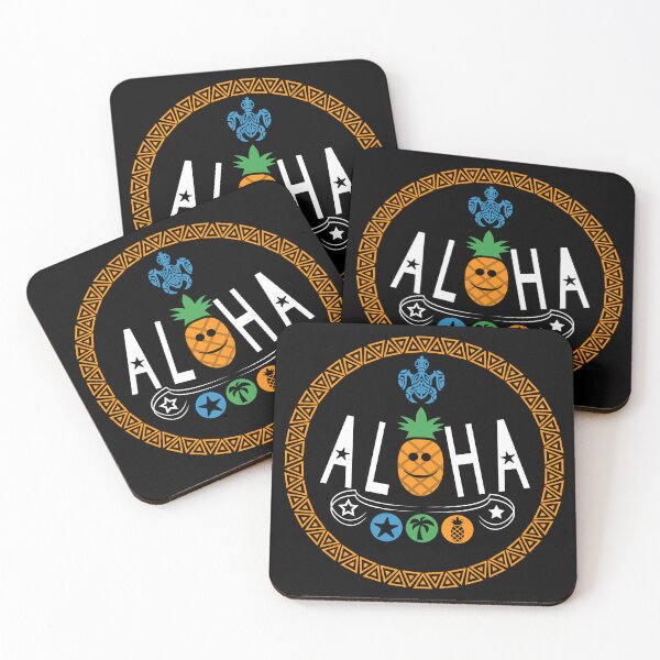 Item preview, Aloha Pineapple Design (Version 2), with White Lettering designed and sold by VelvetRoom.