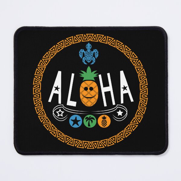 Item preview, Aloha Pineapple Design (Version 2), with White Lettering designed and sold by VelvetRoom.