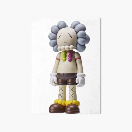 Funky Iconic Japanese sad Figurine Art Board Print for Sale by NilsCurly