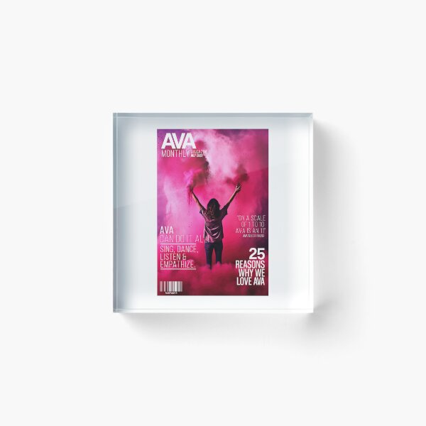 Item preview, Ava Monthly Magazine Cover designed and sold by SuperSeries.