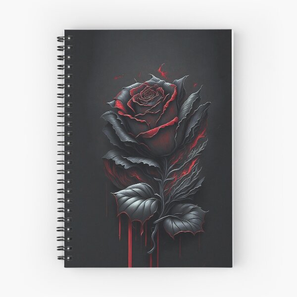 Item preview, Bleeding black roses digital fine oil painting for home decoration. designed and sold by paulo silveira.