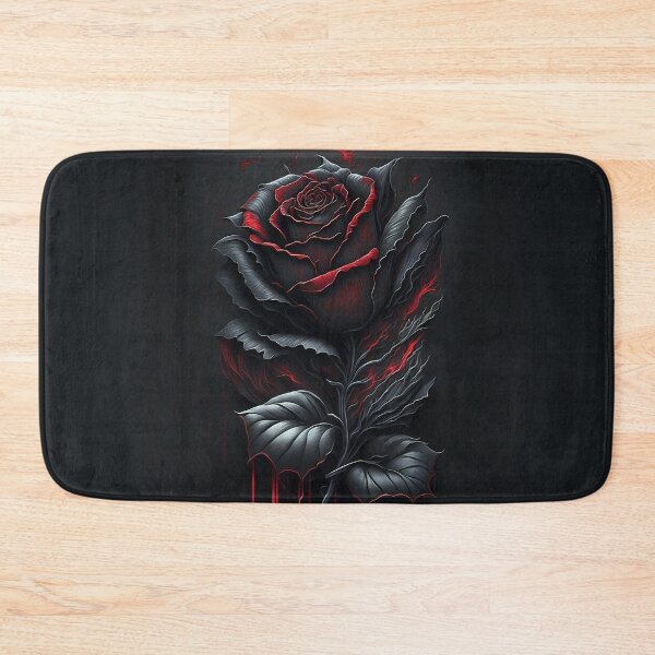 Item preview, Bleeding black roses digital fine oil painting for home decoration. designed and sold by paulo silveira.