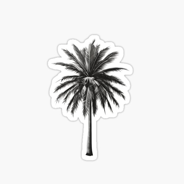 Stickers Feuille de palmier