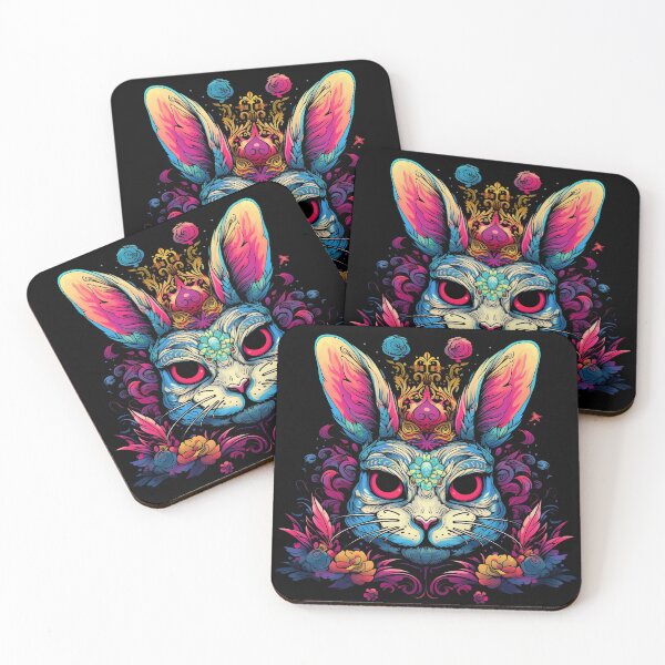 Item preview, Psychedelic Rabbit: Kaleidoscopic Hopper designed and sold by PsyCloth.