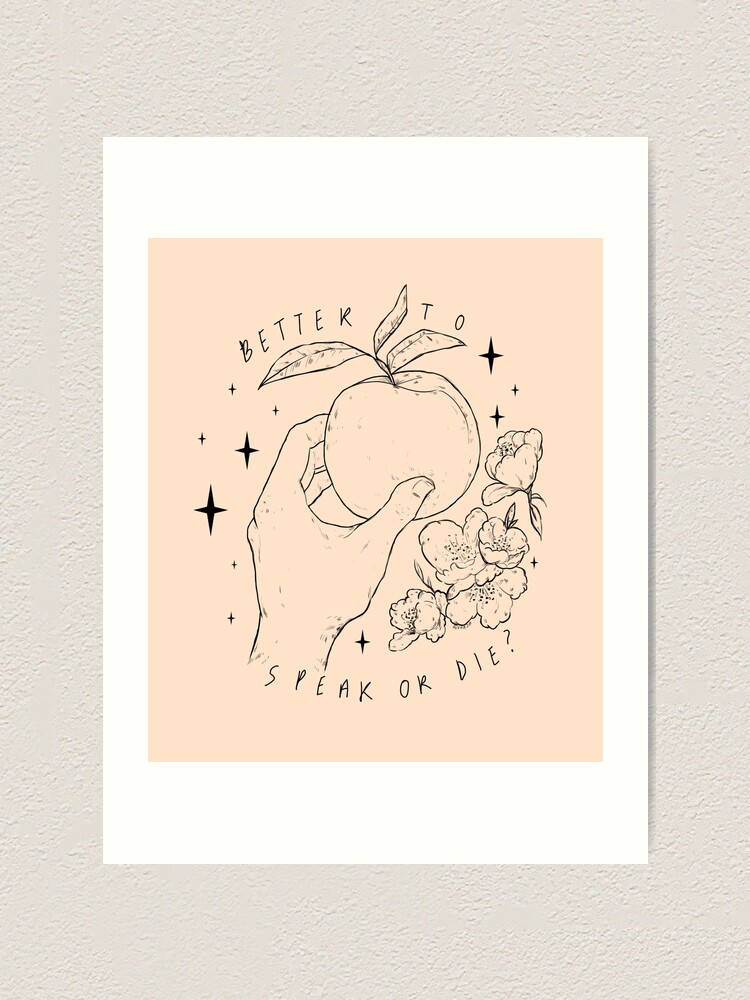 Alternate view of Speak Or Die ? Art Print