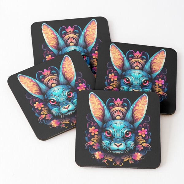 Item preview, Psychedelic Crazy Bunny: Whimsical Frenzy designed and sold by PsyCloth.