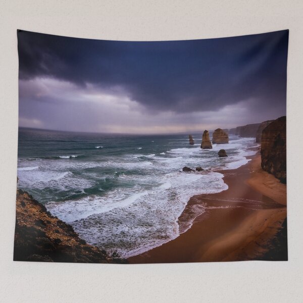 Item preview, Twelve Apostles Dramatic Stormy Sky Landscape  designed and sold by mariagram17.