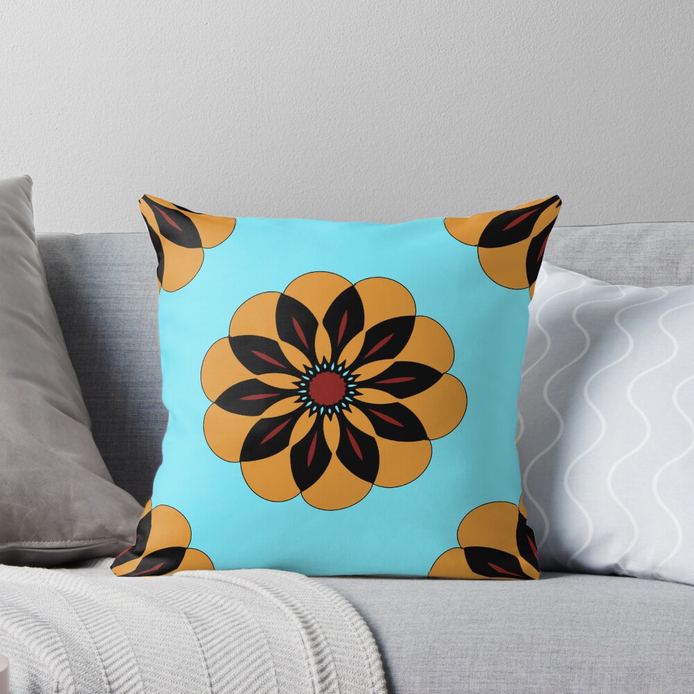 Item preview, Throw Pillow designed and sold by Gridncircle.