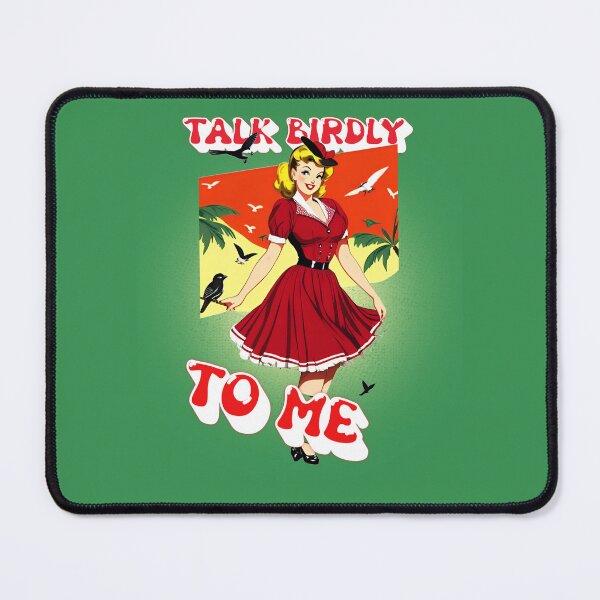 Item preview, Talk birdy to me. - Funny Pinup Girl by CallisC Arts designed and sold by CallisC-Arts.