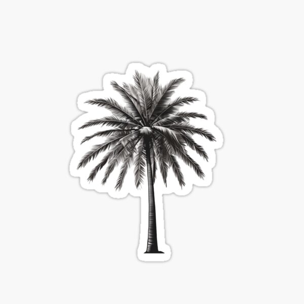 Stickers Feuille de palmier
