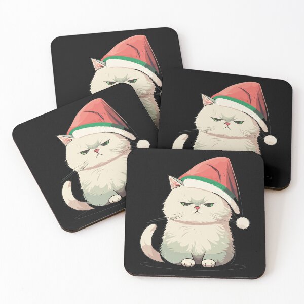Item preview, Cute Ugly Christmas Cat Gift Funny Cat Christmas designed and sold by KsuAnn.
