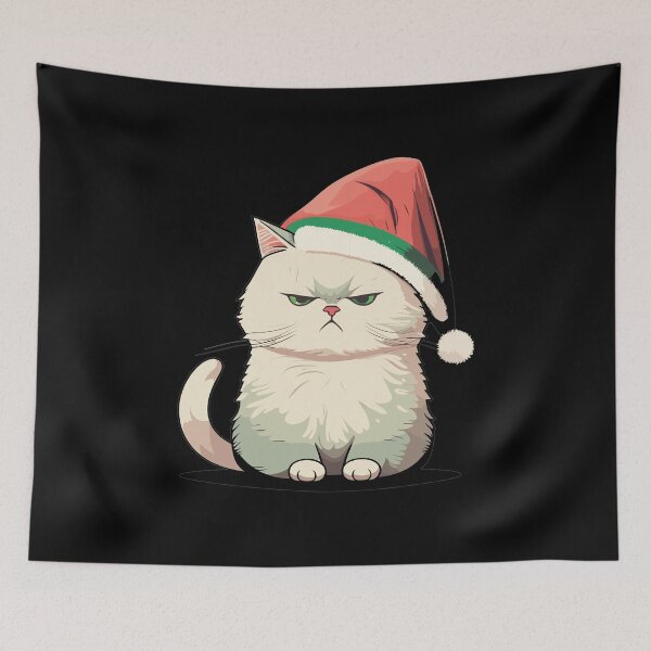 Item preview, Cute Ugly Christmas Cat Gift Funny Cat Christmas designed and sold by KsuAnn.