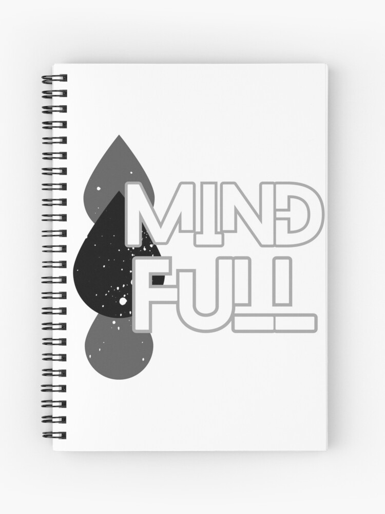 Thumbnail 1 of 3, Journal, Mind Full (Big Droplets) designed and sold by itsthelebel.