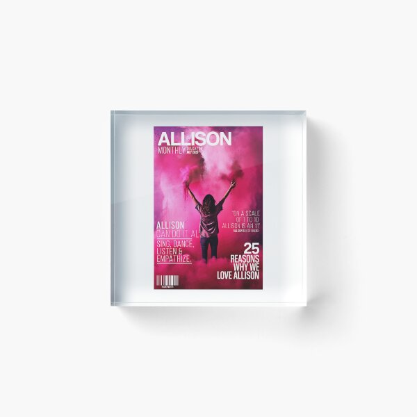 Item preview, Allison Monthly Magazine Cover designed and sold by SuperSeries.