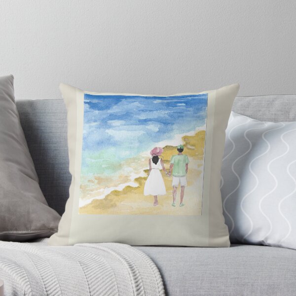 Item preview, Couple Walking on The Beach designed and sold by catiebird95.