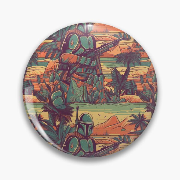 Item preview, Retro Bounty Hunter Beach Day designed and sold by Rainbows Galore.
