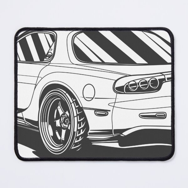 Item preview, MONOCHROME MAZDA RX-7 FD designed and sold by TrilogyMerch.