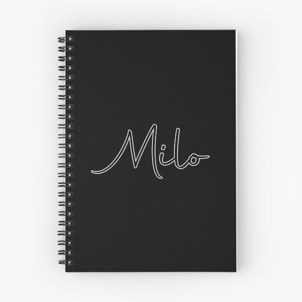 Item preview, Milo Cursive Name Label (Black) designed and sold by NafilNafiz.