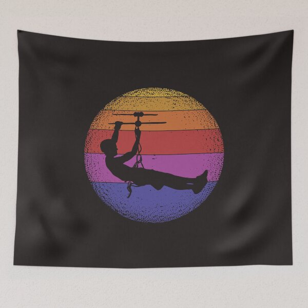 Item preview, Zip Line Zipline Vintage Sunset Ziplining Ziplines designed and sold by MrEddie10.