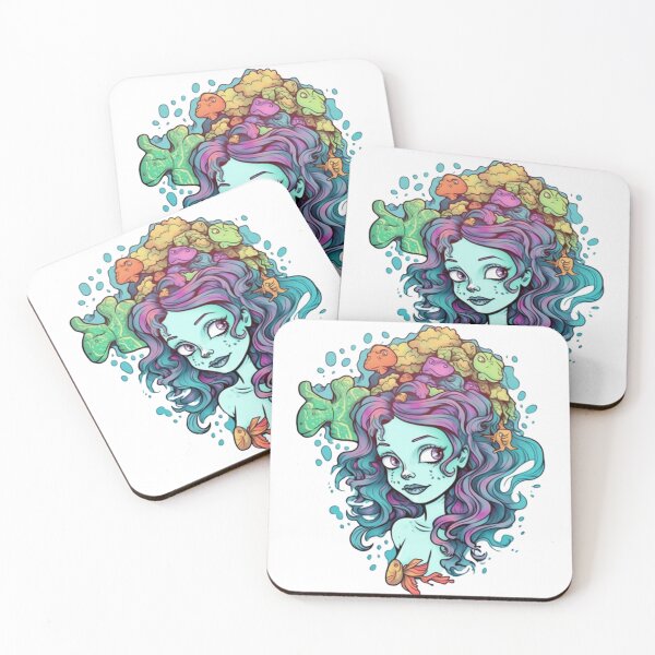 Item preview, Undead Mermaid Brain Cancer Awareness design - Fight, Donate & Raise Awareness for Tumor Fund Research with this Humorous Brain-Seeking Zombie Design. designed and sold by DooodleGod.