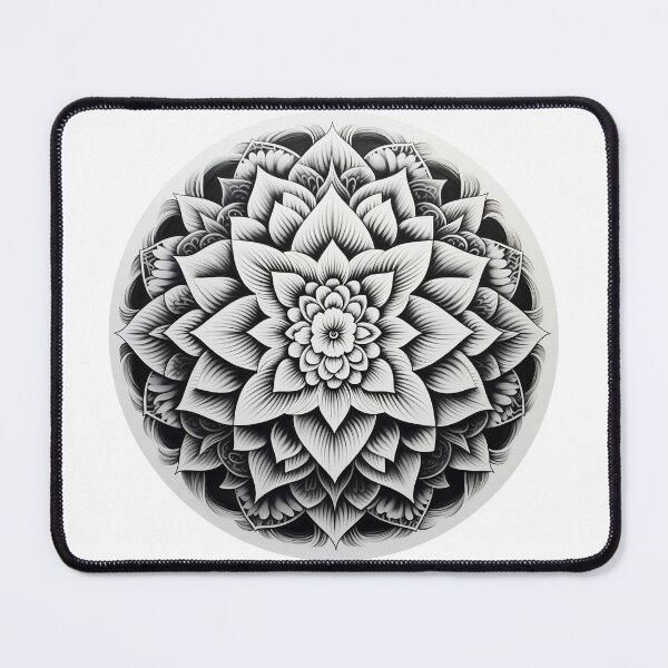 Item preview, Black and white mandala designed and sold by Beyond The Veil.