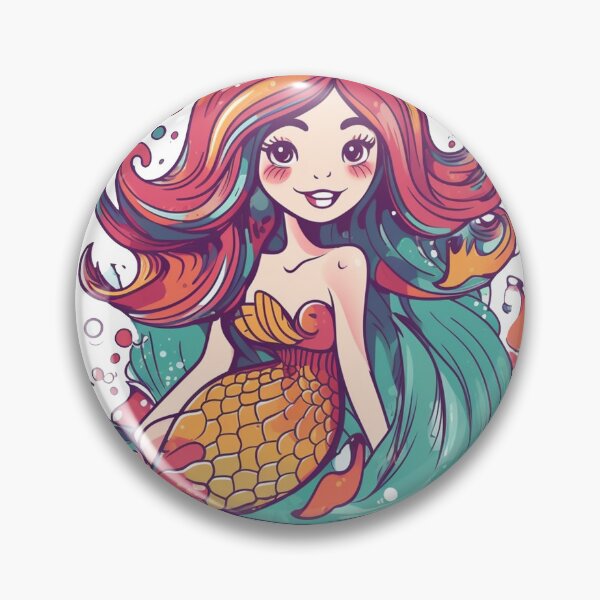 Item preview, TechnoMermaid - FutureTech Cyborg With Clever Scales for Water-Loving Squads designed and sold by DooodleGod.