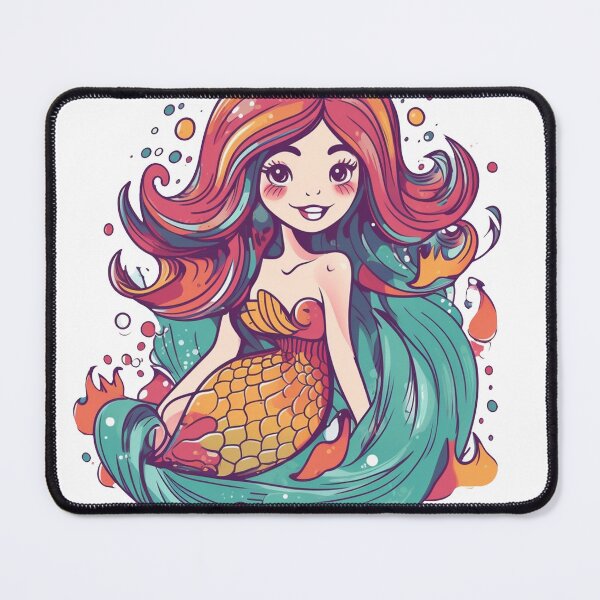 Item preview, TechnoMermaid - FutureTech Cyborg With Clever Scales for Water-Loving Squads designed and sold by DooodleGod.