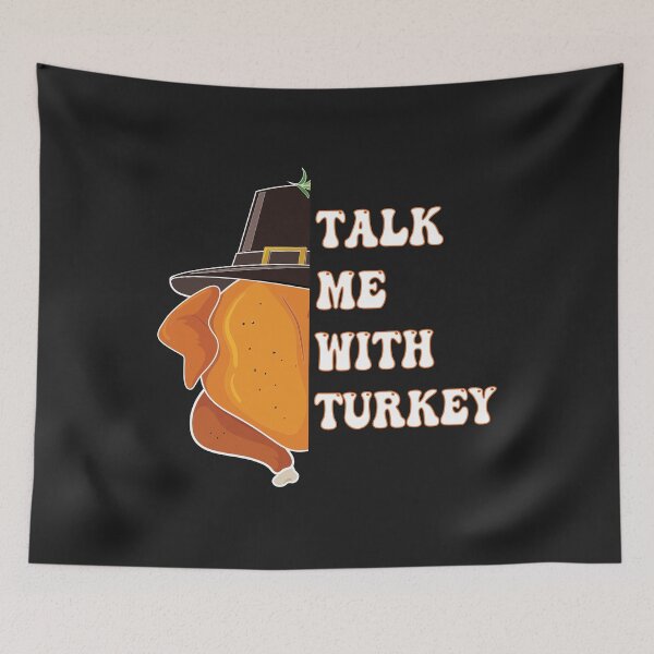 Item preview, Talk Turkey to Me thanksgiving day pilgrim hat fun Men Women Kid designed and sold by ProactiveMode.