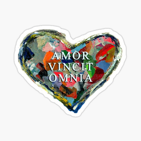 Amor Vincit Omnia Sticker