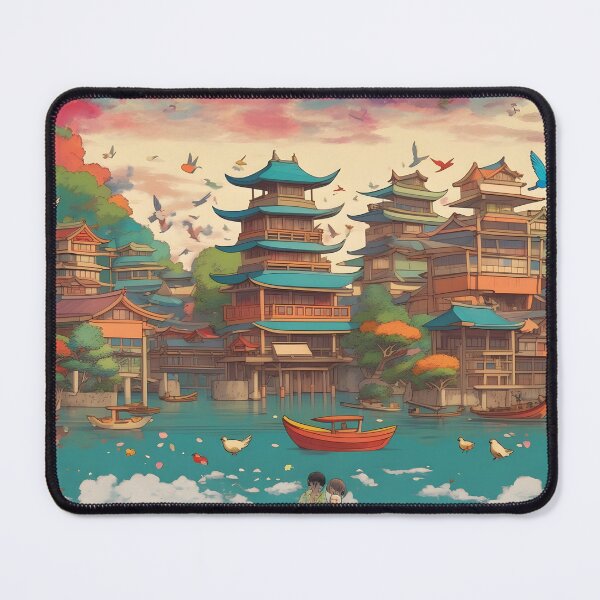 Item preview, Fabulous Japanese Town 0001 "VERY COLOURFUL" designed and sold by Atooz-Studio.
