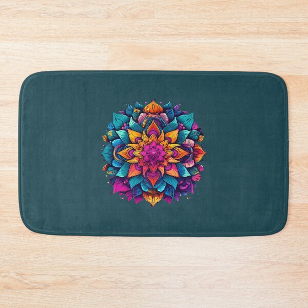 Item preview, colourful mandala designed and sold by Beyond The Veil.