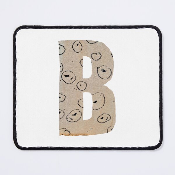 Item preview, Capital letter B cut out paper alphabet designed and sold by Yana Mustafina | Boho Soulful Designs.