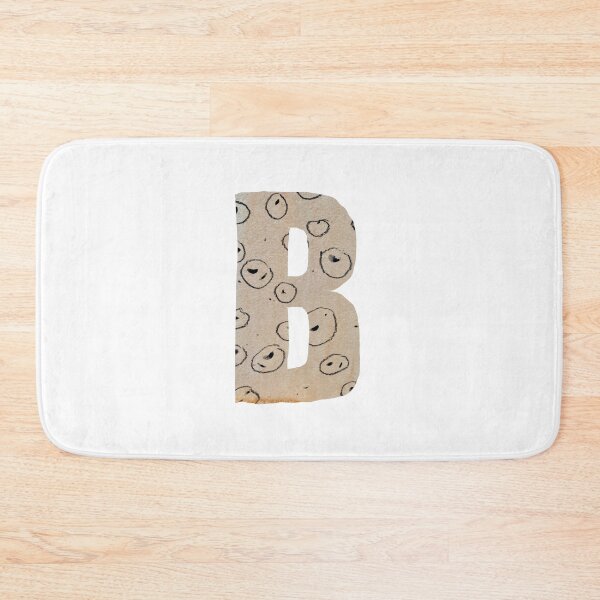 Item preview, Capital letter B cut out paper alphabet designed and sold by Yana Mustafina | Boho Soulful Designs.