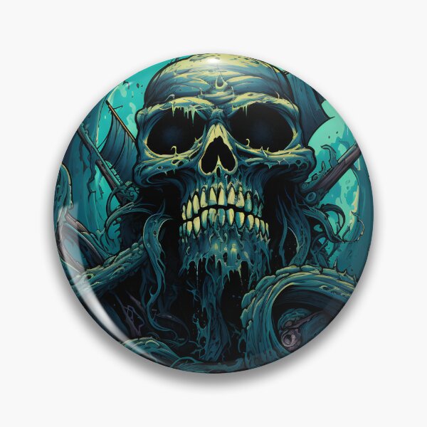 Item preview, Cthulhu Sea Monster Pirate Ship Art designed and sold by ShepherdsPieMan.