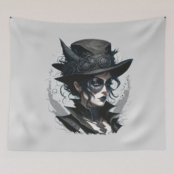 Item preview, Steampunk Girl Gothic Lady Portrait designed and sold by SoccaTamam.