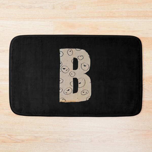 Item preview, Capital letter B cut out paper alphabet black designed and sold by Yana Mustafina | Boho Soulful Designs.