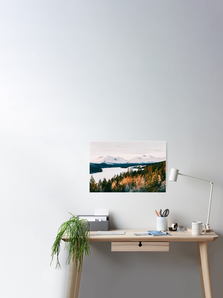 Majestic Peaks of Rondane National Park in Warm Winter Light Shot on Film" Poster for by visualspectrum | Redbubble