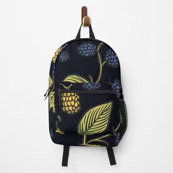 Item preview, Swifts on black background – FRUITS PATTERN 01 designed and sold by MadamPaperHazel.
