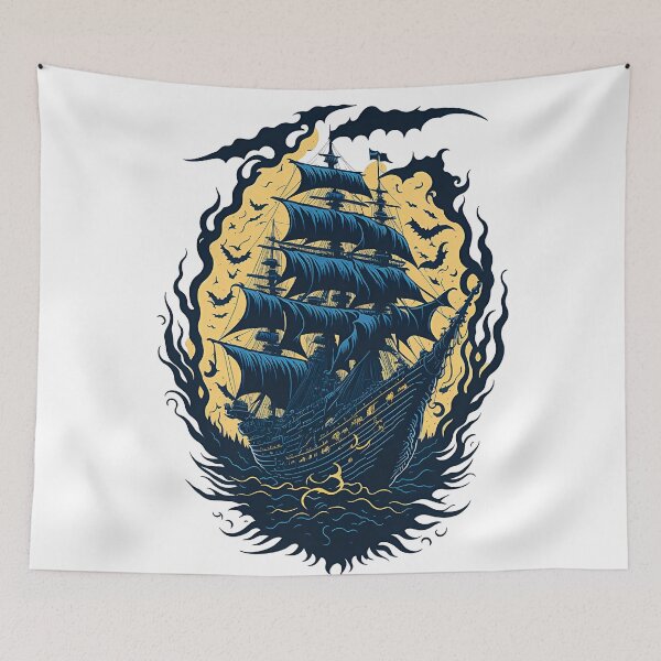 Item preview, Ghost Pirate Ship designed and sold by YrtemmyS.