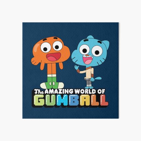 The Amazing World Of Gumball Gumball Watterson Children's Kids Birthday  Card - Red Heart Print