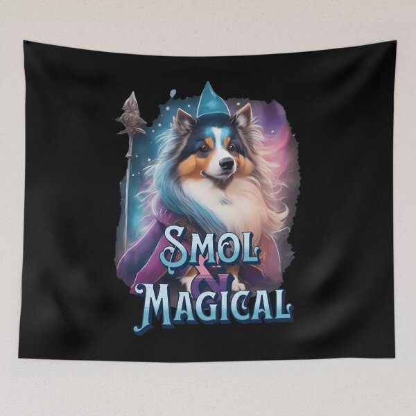 Item preview, Smol  Magical Adorable Shetland Mage	 designed and sold by dixofcyrds5.