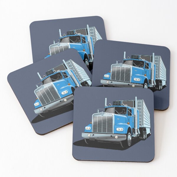 Artikelvorschau, 1976er Kenworth W900A in Blau entworfen und verkauft von candc-retro.