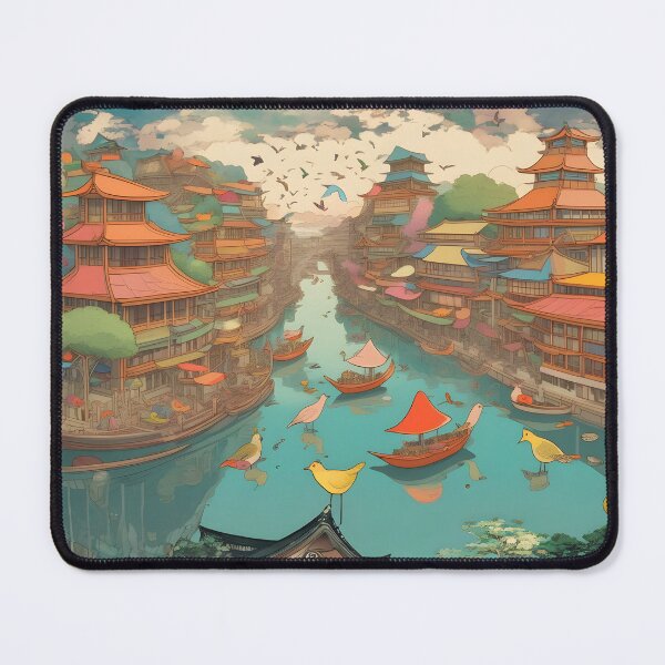 Item preview, Fabulous Japanese Town 0004 "VERY COLOURFUL" designed and sold by Atooz-Studio.