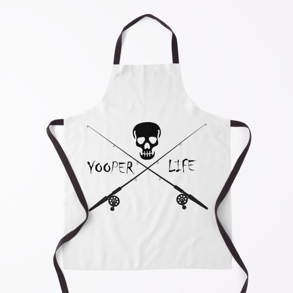 Item preview, Yooper Life Skull & Fishing Poles designed and sold by TheYooperLife.