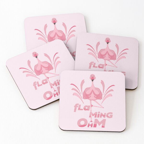 Item preview, Yoga Flamingo Pink designed and sold by iamKaye.