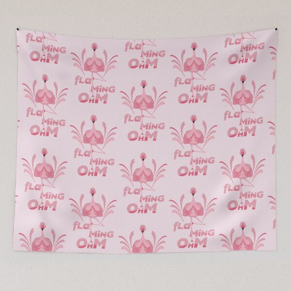 Item preview, Yoga Flamingo Pink designed and sold by iamKaye.
