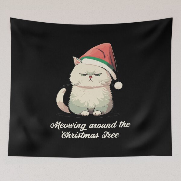 Artikelvorschau, Cute Ugly Christmas Cat Women Men Kids Funny Cat Christmas entworfen und verkauft von KsuAnn.
